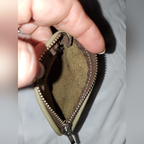 Small custom made leather coin pouch - Picture 3 of 3